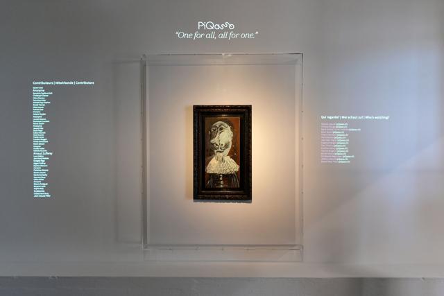 Buste de mousquetaire is displayed at the Museum of Contemporary Art (MAMCO) in Geneva. (AFP)