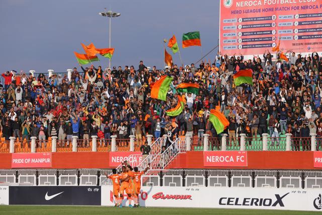 NEROCA FC attracted large crowds at the Khuman Lampak Stadium in Imphal in their debut I-League campaign. (AIFF)