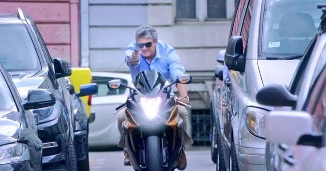 A scene from Ajith’s last film Vivegam.