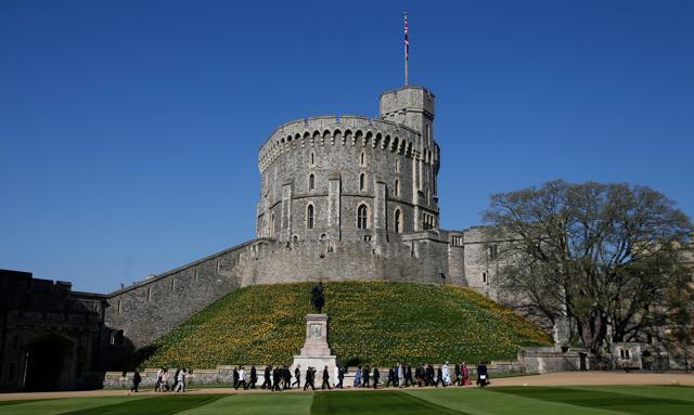 Leaders of Commonwealth countries arrive and walk past the round tower at Windsor Castle for the the second day of the Commonwealth Heads of Government 2018 for a behind closed doors meeting in Windsor, England. (AP) Leaders of Commonwealth countries arrive and walk past the round tower at Windsor Castle for the the second day of the Commonwealth Heads of Government 2018 for a behind closed doors meeting in Windsor, England. (AP)