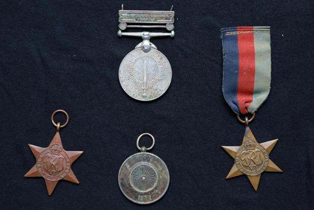 Some of the War Medals which are part of the collection. (Amal KS/HT PHOTO)