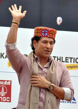 Sachin Tendulkar called for women to be encouraged to take up sports. (Photo by Shyam Sharma/Hindustan Times) Sachin Tendulkar called for women to be encouraged to take up sports. (Photo by Shyam Sharma/Hindustan Times)