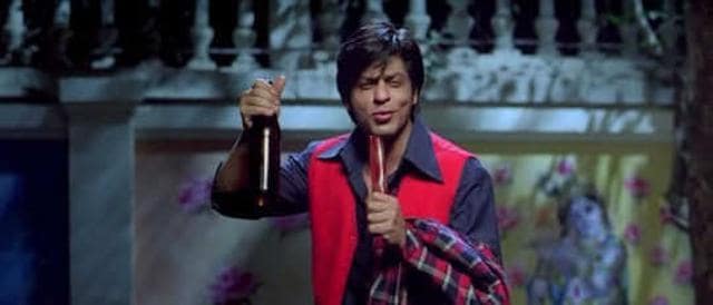 SRK in a still from Om Shanti Om SRK in a still from Om Shanti Om
