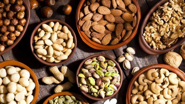 Nuts are a compact source of healthy nutrients such as riboflavin, magnesium and iron. (Shutterstock) Nuts are a compact source of healthy nutrients such as riboflavin, magnesium and iron. (Shutterstock)