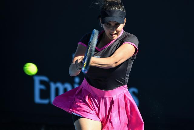 Sania Mirza believes she can play in the 2020 Tokyo Olympics but her main focus is on getting back to playing competitive tennis first. (AFP) Sania Mirza believes she can play in the 2020 Tokyo Olympics but her main focus is on getting back to playing competitive tennis first. (AFP)