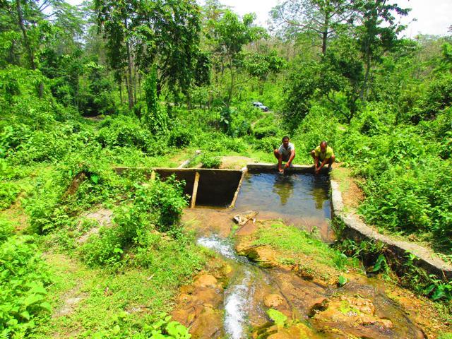 A water reservoir in Bhutan from where water is supplied to Bandapani tea estate in Alipurduar in Bengal. (Snigdhendu Bhattacharya) A water reservoir in Bhutan from where water is supplied to Bandapani tea estate in Alipurduar in Bengal. (Snigdhendu Bhattacharya)