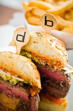 The DB Burger served at DB Bistro Moderne in West 44th street, in New York The DB Burger served at DB Bistro Moderne in West 44th street, in New York