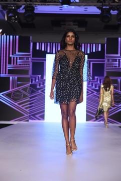 A sheer section adds a lightness that is perfect for soaring temperatures, and a sexiness that can take an outfit from day to night, says designer Kinni.