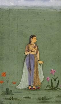 This portrait is thought to be of Dara Shikoh’s wife, Princess Nadira Banu Begum, Daughter of Sultan Parviz. (From Daughters of the Sun) This portrait is thought to be of Dara Shikoh’s wife, Princess Nadira Banu Begum, Daughter of Sultan Parviz. (From Daughters of the Sun)