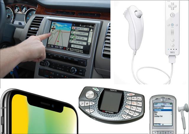 Design distasters: (Clockwise from top) Having a touchscreen inside cars doesn’t mean that you don’t have to see the road; Nintendo’s Wii’s Controller has a terrible grip; Motorola ROKR would only recognise 100 songs on iTunes; the Nokia N-Gage had to rotated on its side to make a voice call; the notch in iPhone X has led to serious user experience flaws Design distasters: (Clockwise from top) Having a touchscreen inside cars doesn’t mean that you don’t have to see the road; Nintendo’s Wii’s Controller has a terrible grip; Motorola ROKR would only recognise 100 songs on iTunes; the Nokia N-Gage had to rotated on its side to make a voice call; the notch in iPhone X has led to serious user experience flaws