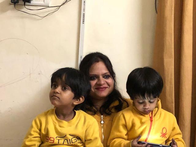 Vijayanta Arya’s sons believe that their mom is Singham.