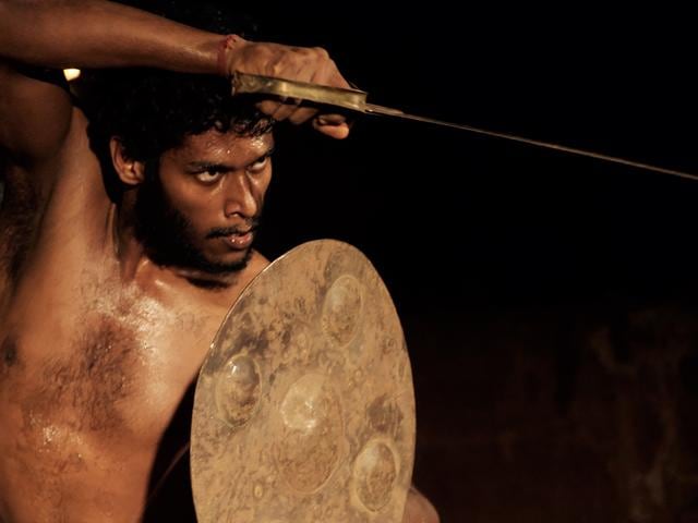 A still from the performance. A still from the performance.