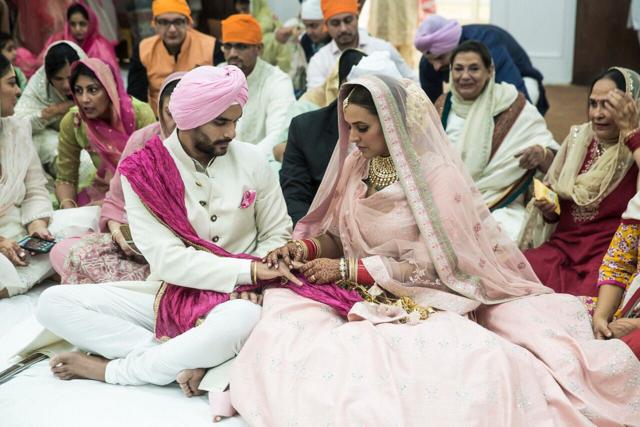 Neha and Angad exchange rings. Neha and Angad exchange rings.