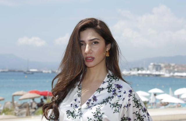 Pakistani actor Mahira Khan poses on the Croisette. (REUTERS) Pakistani actor Mahira Khan poses on the Croisette. (REUTERS)