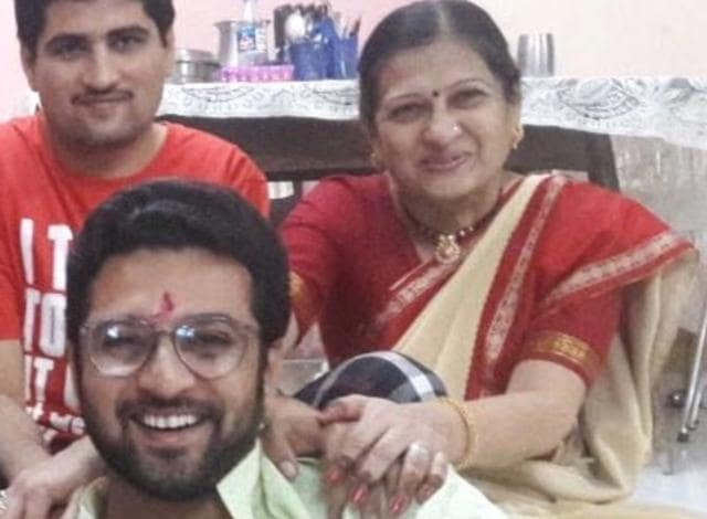 Akshar from Marathi serial Chhoti Malkin with mom Jyoti Kothari