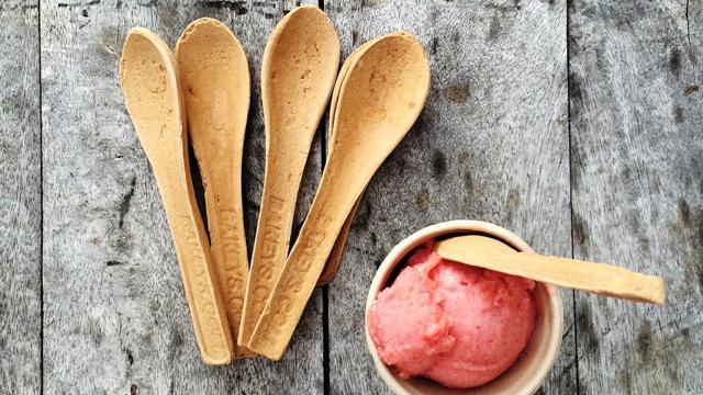 Bakeys’ edible cutlery Bakeys’ edible cutlery