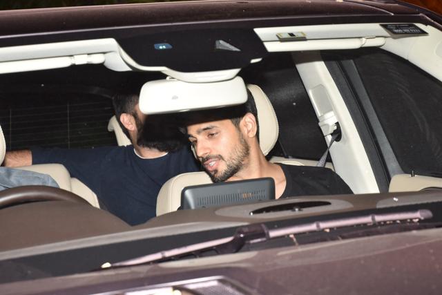 Sidharth Malhotra was also spotted at the bash. (Viral Bhayani)