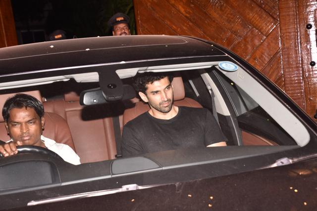 Aditya Raoy Kapur at Shweta Nanda’s party (Viral Bhayani)