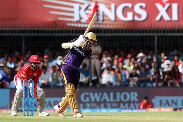Sunil Narine of the Kolkata Knight Riders plays a shot during match forty four of the Vivo Indian Premier League 2018 against Kings XI Punjab. (BCCI) Sunil Narine of the Kolkata Knight Riders plays a shot during match forty four of the Vivo Indian Premier League 2018 against Kings XI Punjab. (BCCI)