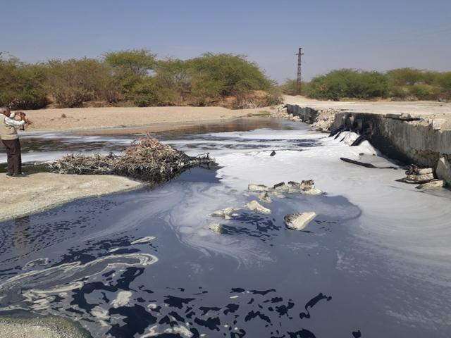 Affected by the constant degradation of water quality over the years, the locals have been fighting a legal battle against the industry owners for the last 16 years. (HT Photo ) Affected by the constant degradation of water quality over the years, the locals have been fighting a legal battle against the industry owners for the last 16 years. (HT Photo )