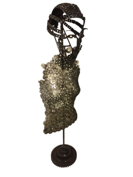 A sculpture by Afshan Raza reflects women empowerment. A sculpture by Afshan Raza reflects women empowerment.
