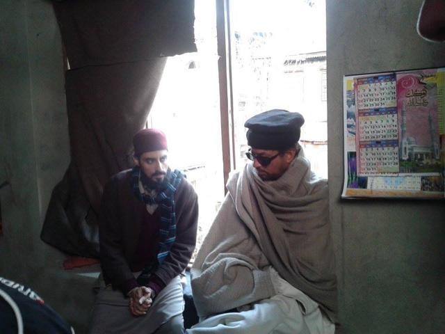 Actor Ashwath Bhatt with Irrfan while shooting for Haider (2014). Actor Ashwath Bhatt with Irrfan while shooting for Haider (2014).