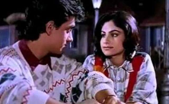 Actors Aamir Khan and Ayesha Jhulka in a still from Jo Jeeta Wahi Sikander (1992). Actors Aamir Khan and Ayesha Jhulka in a still from Jo Jeeta Wahi Sikander (1992).