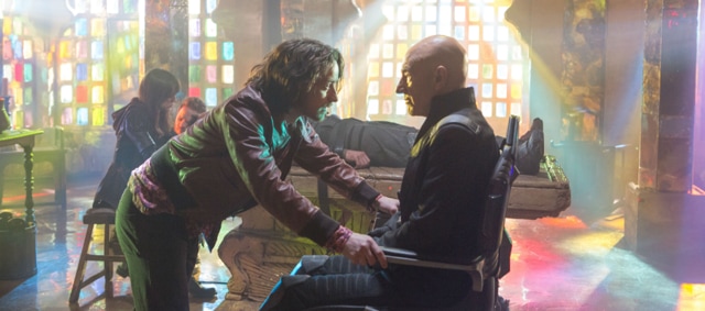 The meeting of the professors in Days of Future Past.