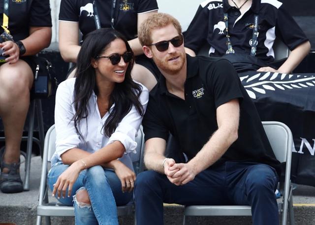 Britain's Prince Harry (right) sits with Meghan Markle to watch a wheelchair tennis event during the Invictus Games in Toronto, Ontario, Canada. (Reuters File Photo) Britain's Prince Harry (right) sits with Meghan Markle to watch a wheelchair tennis event during the Invictus Games in Toronto, Ontario, Canada. (Reuters File Photo)
