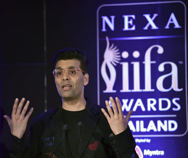 Karan Johar speaks during the IIFA press conference. (PTI) Karan Johar speaks during the IIFA press conference. (PTI)