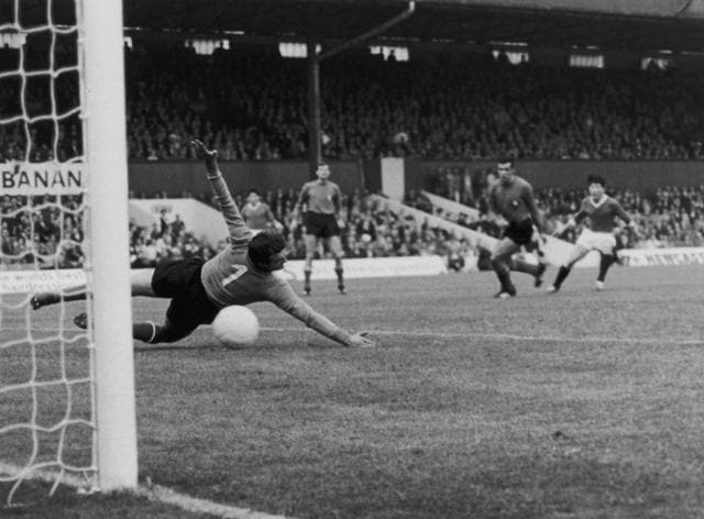 Italian goalkeeper Enrico Albertosi fails to save a shot from North Korean forward Pak Doo Ik (right) during North Korea's World Cup match against Italy at Ayresome Park, Middlesbrough, in 1966. (Getty Images) Italian goalkeeper Enrico Albertosi fails to save a shot from North Korean forward Pak Doo Ik (right) during North Korea's World Cup match against Italy at Ayresome Park, Middlesbrough, in 1966. (Getty Images)