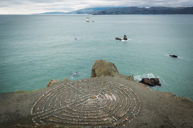 Land’s end labyrinth rock maze. (Shutterstock)