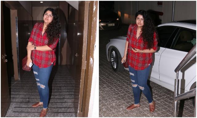 Anshula Kapoor channels the casual chic look. (Viral Bhayani) Anshula Kapoor channels the casual chic look. (Viral Bhayani)