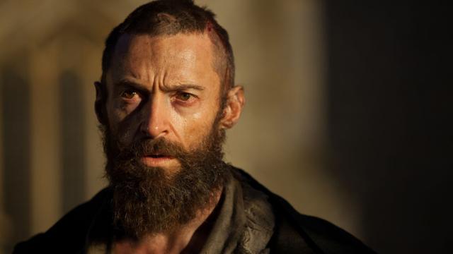 Hugh Jackman as Jean Valjean in Les Miserables. Hugh Jackman as Jean Valjean in Les Miserables.