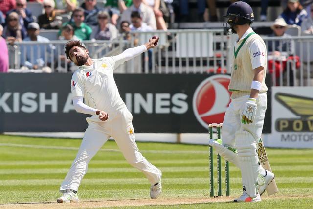 In this file photo taken on May 13, 2018 Mohammad Amir bowls on day three of Ireland's inaugural Test match against Pakistan at Malahide cricket club, in Dublin. (AFP) In this file photo taken on May 13, 2018 Mohammad Amir bowls on day three of Ireland's inaugural Test match against Pakistan at Malahide cricket club, in Dublin. (AFP)