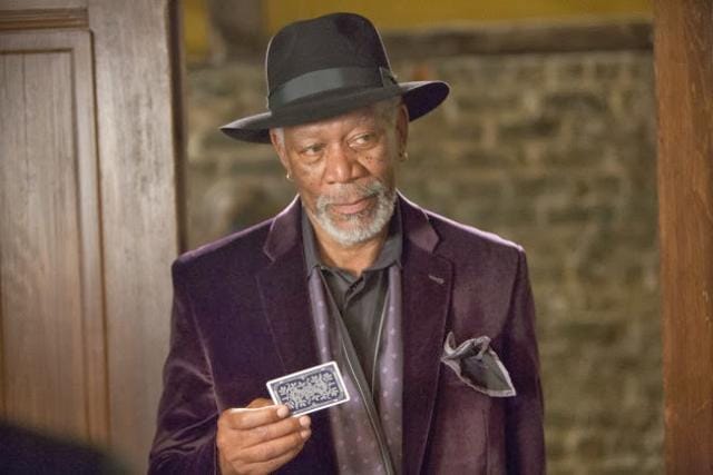 Morgan Freeman in Now You See Me. Morgan Freeman in Now You See Me.