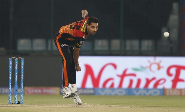 Bhuvneshwar Kumar has taken nine wickets so far in IPL 2018. (AP)