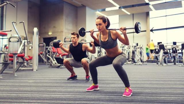 Strength training is a good way to reduce belly fat. (Shutterstock) Strength training is a good way to reduce belly fat. (Shutterstock)