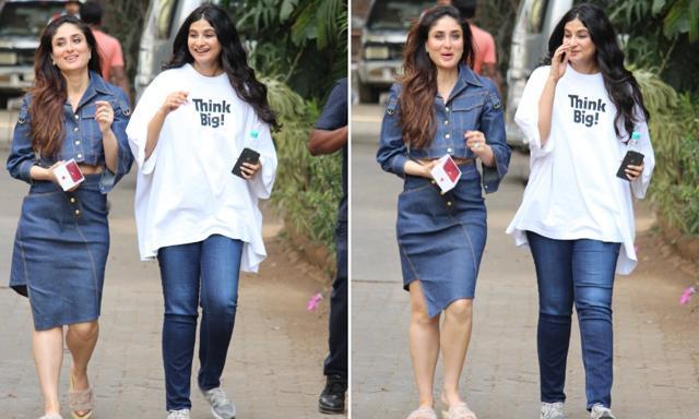 Kareena Kapoor Khan and Rhea Kapoor: The power puff girls of Bollywood. (Viral Bhayani)