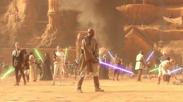 The only scene that’s worth watching on YouTube. (Lucasfilm/Photofest) The only scene that’s worth watching on YouTube. (Lucasfilm/Photofest)