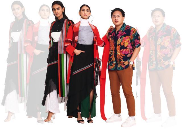 Easternlight Zimik has created these street style-inspired outfits using the traditional Tangkhul Naga textile from Manipur (Vinod Aggarwal) Easternlight Zimik has created these street style-inspired outfits using the traditional Tangkhul Naga textile from Manipur (Vinod Aggarwal)