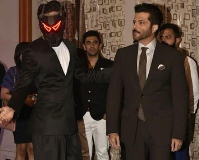 Harshvardhan Kapoor as Bhavesh Joshi with dad Anil Kapoor.