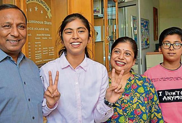 Bhavan Vidyalaya’s Eishvak Aggarwal wants to become a doctor. (Sant Arora/HT) Bhavan Vidyalaya’s Eishvak Aggarwal wants to become a doctor. (Sant Arora/HT)