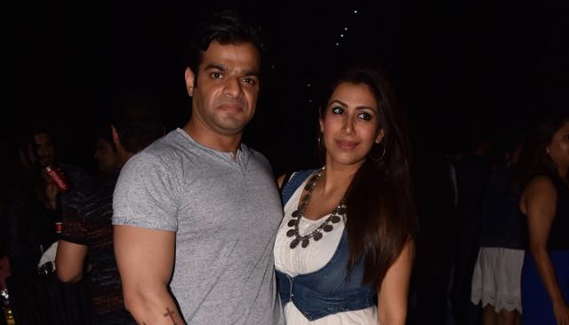 Karan Patel with wife Ankita. (Viral Bhayani)