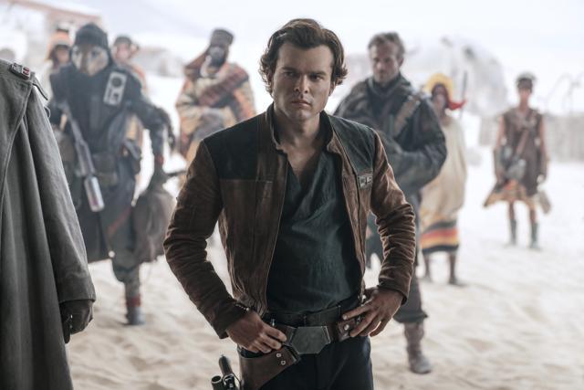 In this image released by Lucasfilm, Alden Ehrenreich appears in a scene from Solo: A Star Wars Story. (AP) In this image released by Lucasfilm, Alden Ehrenreich appears in a scene from Solo: A Star Wars Story. (AP)