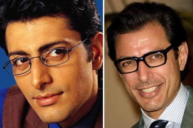 Graham Norton showed this photo to Jeff Goldblum during his chat show and asked him to comment on the comparison.