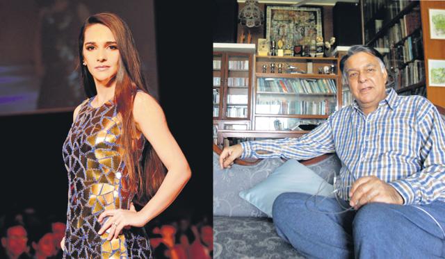 (LtoR) TV star Tara Sharma and her father late Partap Sharma. (LtoR) TV star Tara Sharma and her father late Partap Sharma.