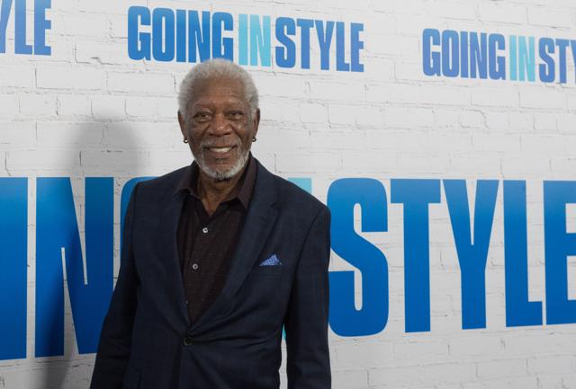 In this file photo taken on March 30, 2017 Morgan Freeman arrives to the premiere of the film Going In Style in New York. (AFP) In this file photo taken on March 30, 2017 Morgan Freeman arrives to the premiere of the film Going In Style in New York. (AFP)