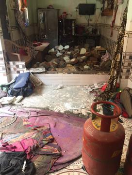 Members of the Jadhav and Katte families, who are neighbours, were injured in the blast. (Bachchan Kumar) Members of the Jadhav and Katte families, who are neighbours, were injured in the blast. (Bachchan Kumar)
