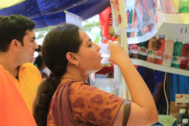 One can try a variety of sharbats at this festival, being held at Dilli Haat, Janakpuri.